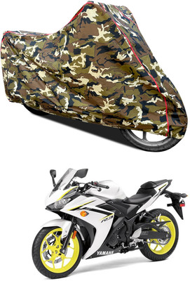 AutoGalaxy Waterproof Two Wheeler Cover for Yamaha(YZF R3, Yellow)
