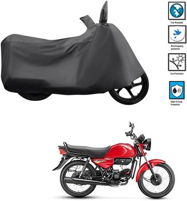 PAGORA Waterproof Two Wheeler Cover for Hero(HF Dawn BS6, Grey)