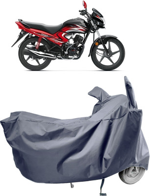 Amexride Two Wheeler Cover for Honda(Dream Yuga, Grey)
