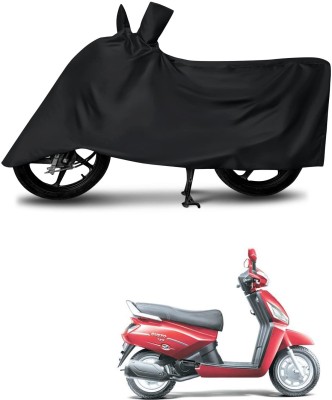 KEDIT Two Wheeler Cover for Mahindra(Gusto 125, Black)