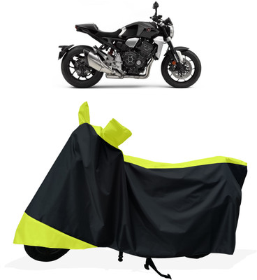 Tricway Two Wheeler Cover for Honda(CB1000R Plus, Yellow)