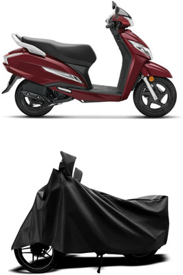 MMSSTAR Waterproof Two Wheeler Cover for Honda(Activa 125, Black)