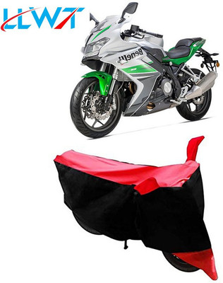 KPIND Waterproof Two Wheeler Cover for Benelli(302R, Black, Red)
