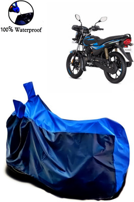 rakku Waterproof Two Wheeler Cover for Bajaj(Platina 110 H-Gear, Blue)