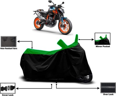 Amexride Two Wheeler Cover for KTM(890 Duke, Green)