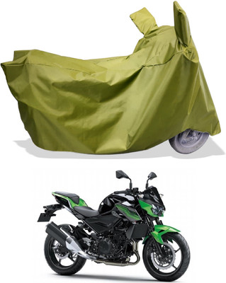 Amexride Two Wheeler Cover for Kawasaki(Z400 BS6, Maroon)