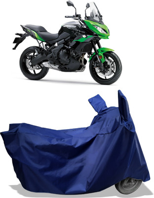Amexride Two Wheeler Cover for Kawasaki(Versys 650 BS6, Blue)