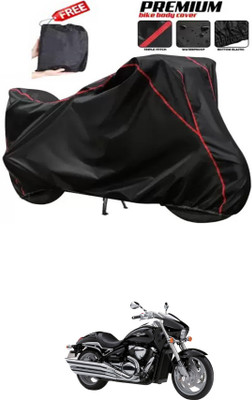DeepShakshi AUTOMOTIVE Two Wheeler Cover for Suzuki(Intruder M1800R, Black)