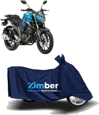 THE REAL ARV Two Wheeler Cover for Yamaha(FZ25, Blue)