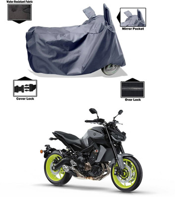 PAGORA Waterproof Two Wheeler Cover for Yamaha(MT 9, Grey)