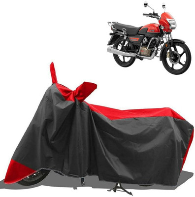 ma collections Waterproof Two Wheeler Cover for TVS(Radeon, Red, Black)