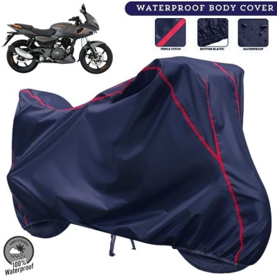 MADAFIYA Two Wheeler Cover for Bajaj(Pulsar 180F BS6, Blue, Red)