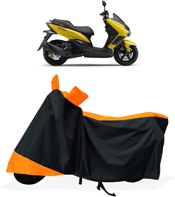 Tricway Two Wheeler Cover for Yamaha(Majesty S 155 maxi, Orange)