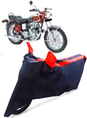 AUTO PEARL Two Wheeler Cover for Royal Enfield(Machismo 350, Red, Blue)