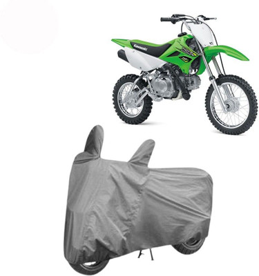 DeepShakshi AUTOMOTIVE Waterproof Two Wheeler Cover for Kawasaki(KLX 110, Grey)
