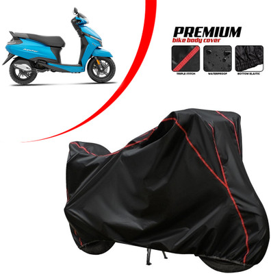 PAGORA Waterproof Two Wheeler Cover for TVS(Jupiter classic, Black)