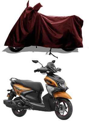 GROFATIK Two Wheeler Cover for Yamaha(Cygnus Ray ZR BS6, Maroon)