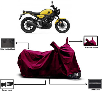 Amexride Two Wheeler Cover for Yamaha(XSR155 BS6, Maroon)