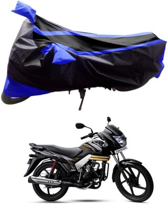 Genipap Two Wheeler Cover for Mahindra(Centuro, Black, Blue)