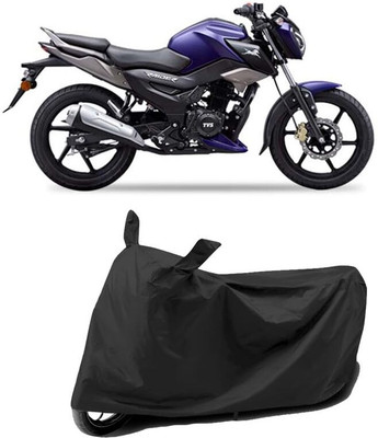 KEDIT Two Wheeler Cover for TVS(Raider, Black)