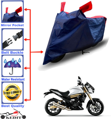 KEDIT Two Wheeler Cover for Mahindra(Gusto, Red, Blue)