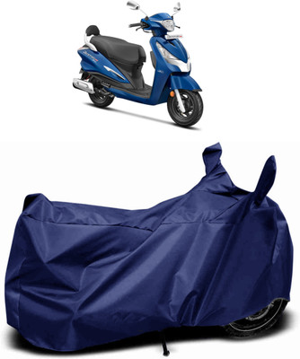 RM Collections Waterproof Two Wheeler Cover for Hero(Destini 125, Blue)