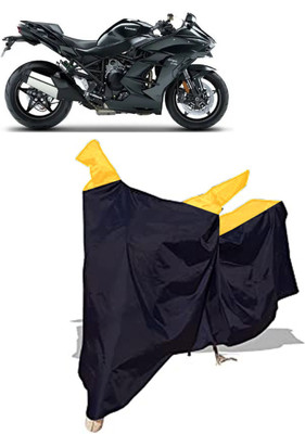 Amexride Two Wheeler Cover for Kawasaki(Ninja H2 SX BS6, Multicolor)