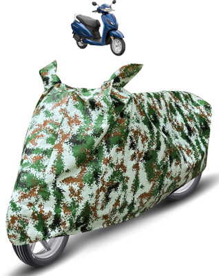 MOCKHE Waterproof Two Wheeler Cover for Honda(Activa 6G, Green)