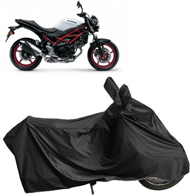 MMSSTAR Waterproof Two Wheeler Cover for Suzuki(SV650 BS6, Black)