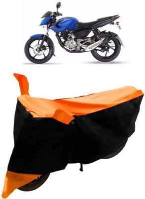 NEXTON Waterproof Two Wheeler Cover for Bajaj(Pulsar, Orange, Black)