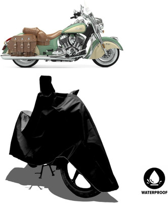 Amexride Waterproof Two Wheeler Cover for Indian(Chief Vintage, Black)