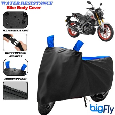 Big fly Two Wheeler Cover for Yamaha(MT 15, Black, Blue)