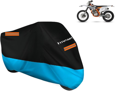 Horseyaart Waterproof Two Wheeler Cover for Kawasaki(K4, Blue)
