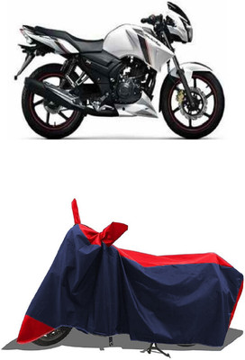 SUGASHRI Waterproof Two Wheeler Cover for TVS(Apache 150, Red, Blue)