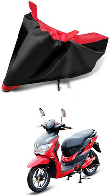 AutoGalaxy Waterproof Two Wheeler Cover for Hero(Electric Dash, Red, Black)
