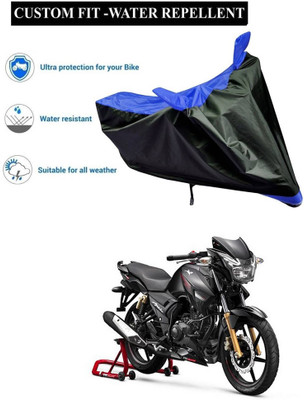 CODOKI Waterproof Two Wheeler Cover for TVS(Apache 150, Blue)