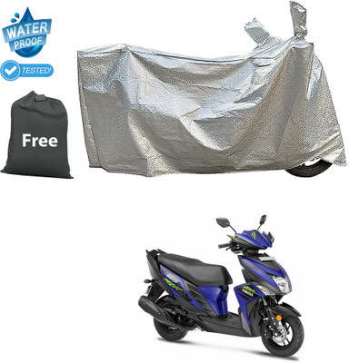 PAGORA Waterproof Two Wheeler Cover for Yamaha(Cygnus Ray ZR BS6, Silver)