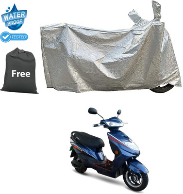 PAGORA Waterproof Two Wheeler Cover for Okinawa(Ridge, Silver)