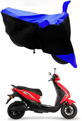 Mdstar Waterproof Two Wheeler Cover for Ampere(Reo Elite, Blue, Black)