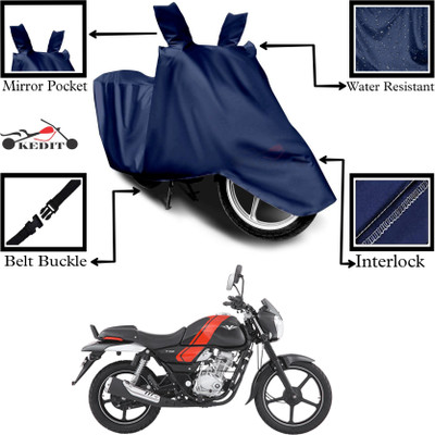 KEDIT Two Wheeler Cover for Universal For Bike(V15, Blue)