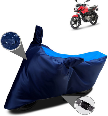 AutoGalaxy Waterproof Two Wheeler Cover for Bajaj(Pulsar 135, Blue)