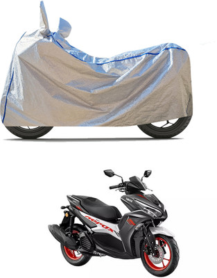 CODOKI Waterproof Two Wheeler Cover for Yamaha(Aerox 155 Maxi, Silver)