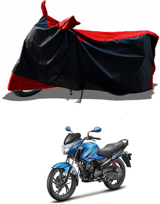 DeepShakshi AUTOMOTIVE Waterproof Two Wheeler Cover for Hero(Glamour Programmed FI BS6, Red)