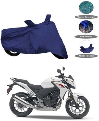 Ascension Two Wheeler Cover for Honda(CB500F, Blue)