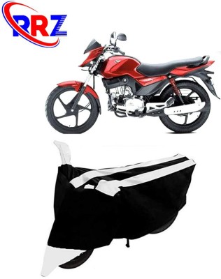 RRZ Waterproof Two Wheeler Cover for Mahindra(Stallio, Black, White)