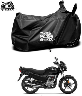 THE REAL ARV Waterproof Two Wheeler Cover for Hero(Super Splendor, Black)