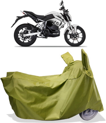 Amexride Two Wheeler Cover for Revolt(RV 400, Maroon)