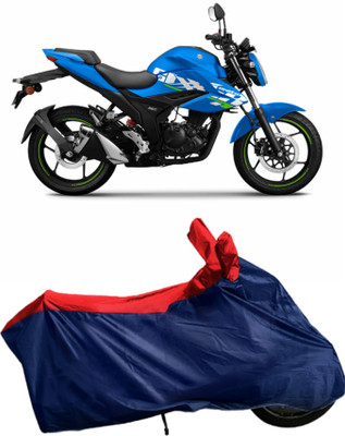 APNEK Waterproof Two Wheeler Cover for Suzuki(Gixxer, Blue, Red)