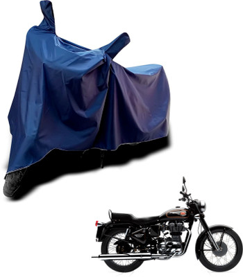KEDIT Two Wheeler Cover for Royal Enfield(Standard 350, Blue)