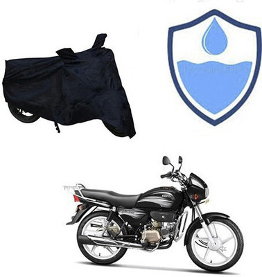 DeepShakshi AUTOMOTIVE Waterproof Two Wheeler Cover for Hero(Splendor Plus, Black)